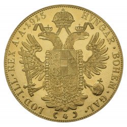 Gold Austrian 4 Ducat 1915 - 697,50 € - Buy Gold Bullion - peninsulahcap