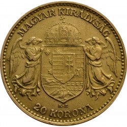 Buy 20 Korona Gold Coin (Hungary) - peninsulahcap