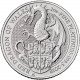 2018 1 oz British Platinum Queen's Beast Red Dragon Coin - peninsulahcap